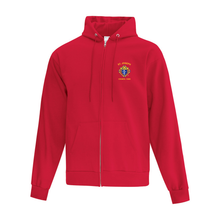 Load image into Gallery viewer, St. Joseph Knights of Columbus Everyday Fleece Hooded Full Zip Sweatshirt (Embroidered)