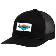 Load image into Gallery viewer, Naturally Illustrated Sunset Patch Deluxe Chino Twill Ball Cap