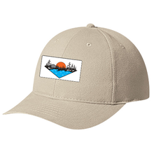 Load image into Gallery viewer, Naturally Illustrated Sunset Patch Heavyweight Brushed Cotton Ball Cap
