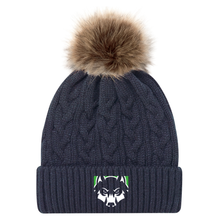 Load image into Gallery viewer, Team Essentials Timberwolves Faux Fur Pom Pom Toque