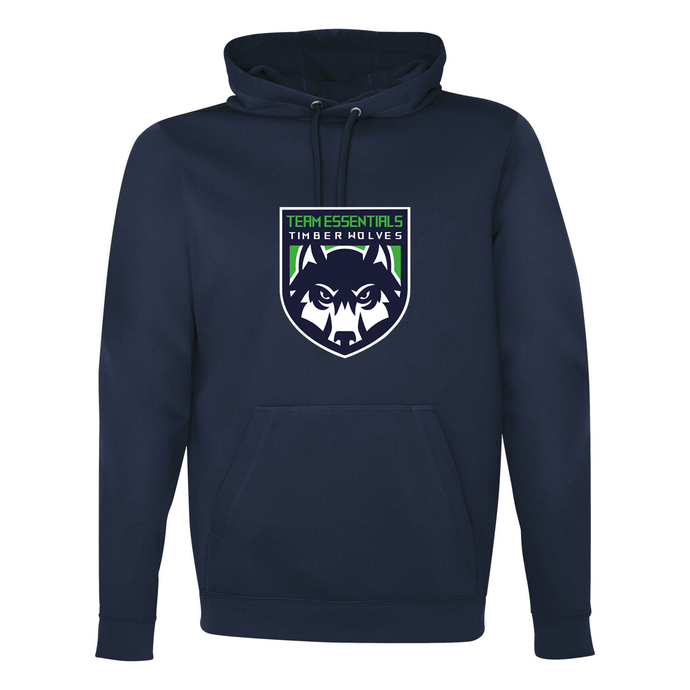 Team Essentials Timberwolves Game Day Fleece Adult Hooded Sweatshirt