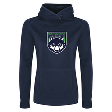 Load image into Gallery viewer, Team Essentials Timberwolves Game Day Fleece Hooded Ladies Sweatshirt