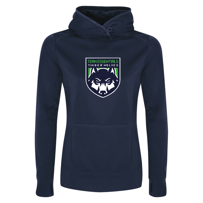 Team Essentials Timberwolves Game Day Fleece Hooded Ladies Sweatshirt