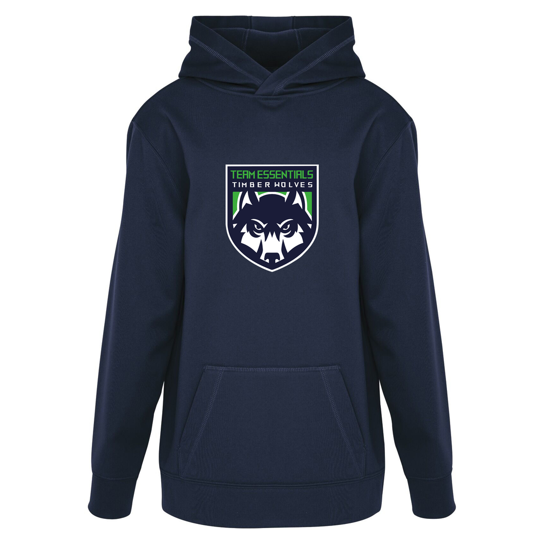 Team Essentials Timberwolves Game Day Fleece Youth Hooded Sweatshirt