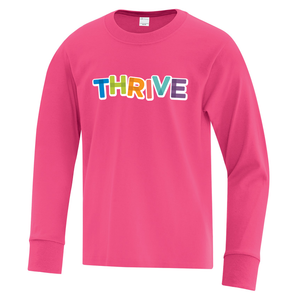 THRIVE Everyday Cotton Long Sleeve Youth Tee