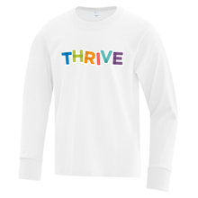 Load image into Gallery viewer, THRIVE Everyday Cotton Long Sleeve Youth Tee