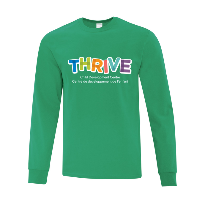 THRIVE Client Collection Everyday Cotton Long Sleeve Youth Tee