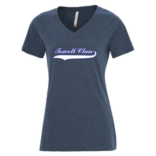 Load image into Gallery viewer, Towell Clan Ring Spun V-Neck Ladies Tee