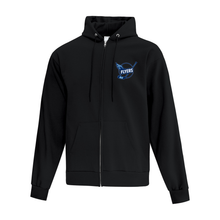 Load image into Gallery viewer, SooToday Spaces Flyers Everyday Fleece Adult Hooded Full Zip Sweatshirt