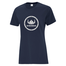 Load image into Gallery viewer, U13A Vikings Hockey Everyday Cotton Ladies Tee