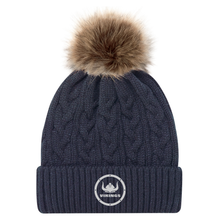 Load image into Gallery viewer, U13A Vikings Hockey Faux Fur Pom Pom Toque (Embroidered)