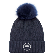 Load image into Gallery viewer, U13A Vikings Hockey Faux Fur Pom Pom Toque (Embroidered)