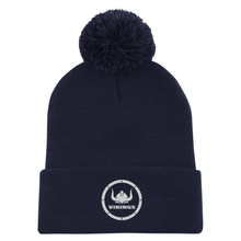 Load image into Gallery viewer, U13A Vikings Hockey Pom Pom Toque (Embroidered)