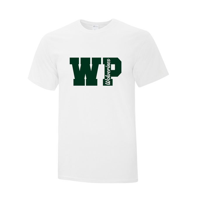 White Pines WP Wolverines Softstyle Ring Spun Cotton Tee