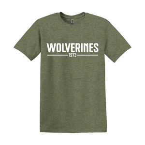 White Pines Wolverines 1973 Softstyle Ring Spun Cotton Tee