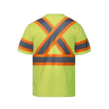 Load image into Gallery viewer, Sault College Facilities Management Optimum Cotton Hi-Vis T-Shirt