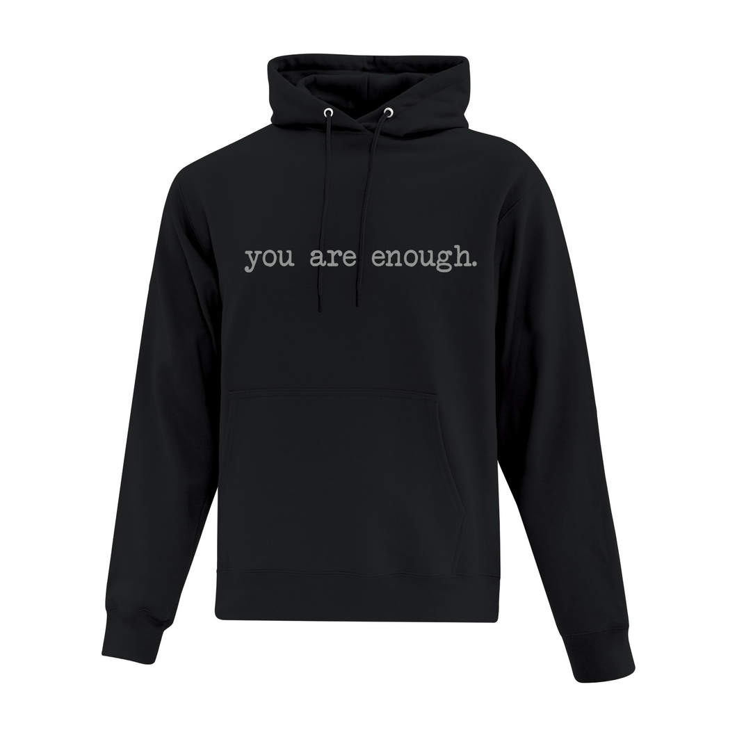 White Pines 'You Are Enough' Everyday Fleece Unisex Hoodie