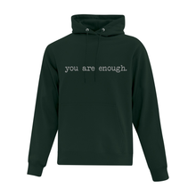 Load image into Gallery viewer, White Pines &#39;You Are Enough&#39; Everyday Fleece Unisex Hoodie