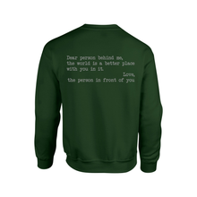 Load image into Gallery viewer, White Pines &#39;You Are Enough&#39; Fleece Crewneck Sweater