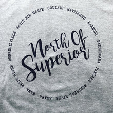 Load image into Gallery viewer, North of Superior Treasured Locations Hoodie