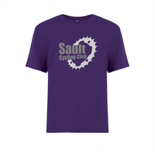 Load image into Gallery viewer, Sault Cycling Club Youth Round Neck Cotton Tee