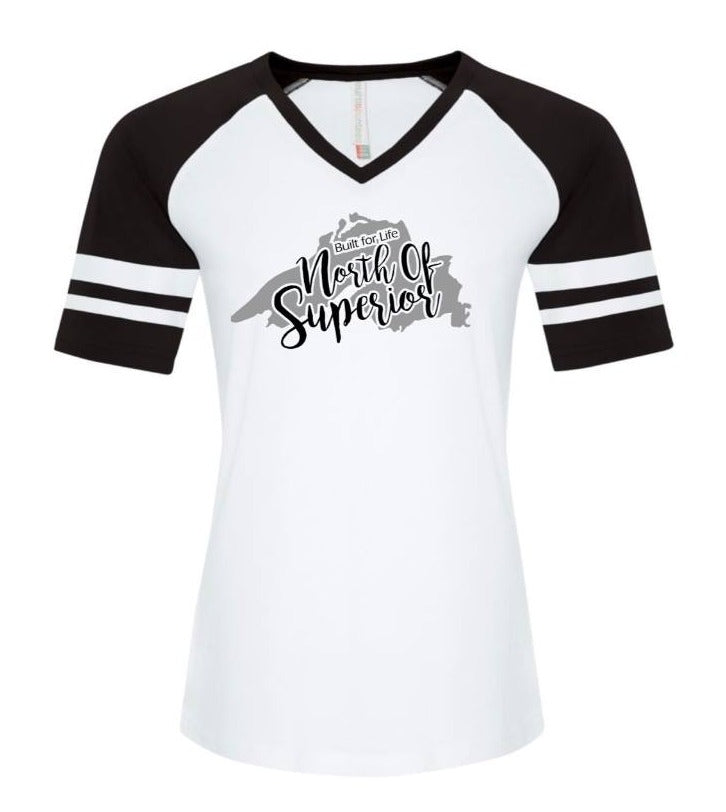 North of Superior Ladies Baseball Tee