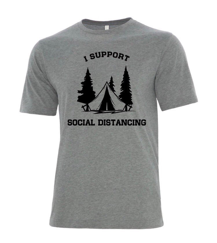 Social Distancing Camping Tent T-Shirt