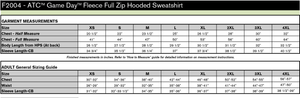 OLOL STAFF Game Day Fleece Full Zip Unisex Hooded Sweatshirt