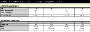 Soo Black Sox Dynamic Heather Fleece Hooded Youth Sweatshirt