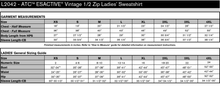 Load image into Gallery viewer, THRIVE ESActive Vintage 1/2 Zip Ladies Sweatshirt