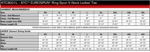 Load image into Gallery viewer, Anna McCrea Ring Spun Ring Spun Cotton V-Neck Ladies Tee