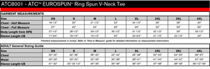 Sault College Employment Solutions Ring Spun V-Neck Tee