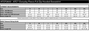 St. Basil STAFF Everyday Fleece Full Zip Adult Hooded Sweatshirt