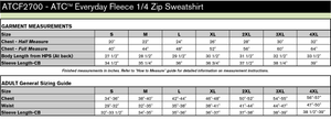 Sault Ringette Club Everyday Fleece 1/4 Zip Sweatshirt