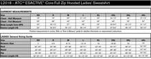 Load image into Gallery viewer, Ben R. McMullin STAFF ESActive Core Full Zip Ladies Hooded Sweatshirt Embroidered
