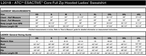 Ben R. McMullin STAFF ESActive Core Full Zip Ladies Hooded Sweatshirt