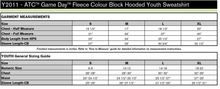 Load image into Gallery viewer, SPWHL Game Day Fleece Colour Block Youth Hooded Sweatshirt