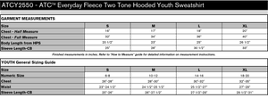 East View Spirit Wear Youth 2-Tone Hooded Sweatshirt