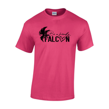 Load image into Gallery viewer, Anna McCrea Friendly Falcon Spirit Wear Adult Tee
