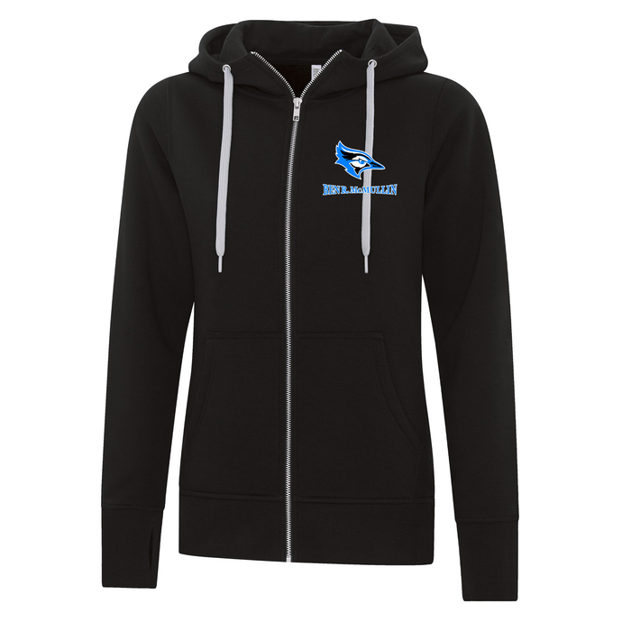 Ben R. McMullin STAFF ESActive Core Full Zip Ladies Hooded Sweatshirt Embroidered