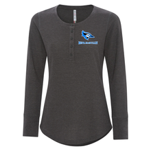 Load image into Gallery viewer, Ben R. McMullin STAFF Ladies Thermal Long Sleeve Henley Embroidered