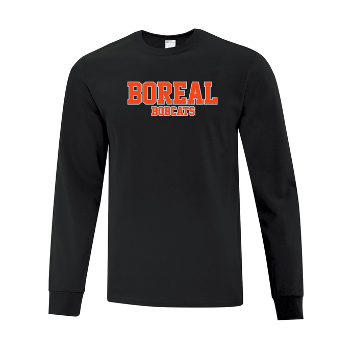 Boreal Bobcats Spirit Wear Adult Long Sleeve Tee