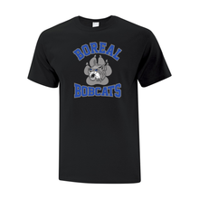 Load image into Gallery viewer, Boreal Bobcats Logo Spirit Wear Adult Tee