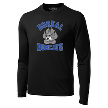 Load image into Gallery viewer, Boréal Bobcats Logo Spirit Wear Pro Team Long Sleeve Adult Tee