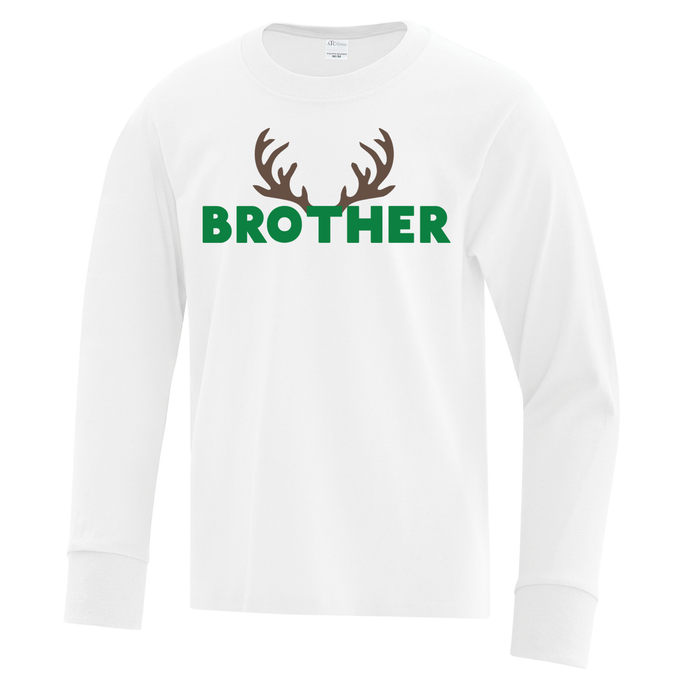 Brother Deer Long Sleeve Tee - Youth AND Adult