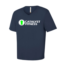 Load image into Gallery viewer, Catalyst Fitness Ring Spun V-Neck Tee