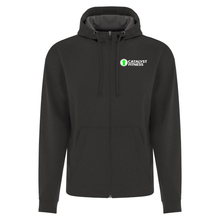Load image into Gallery viewer, Catalyst Fitness Game Day Fleece Full Zip Hooded Sweatshirt
