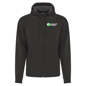 Catalyst Fitness Game Day Fleece Full Zip Hooded Sweatshirt