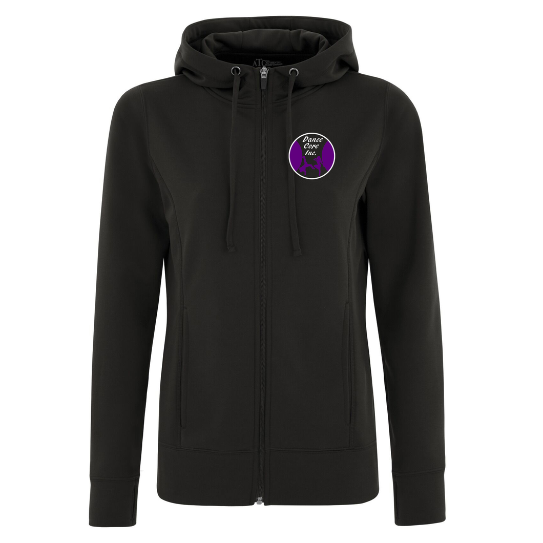 Dance Core Inc. Ladies Full Zip Hooded Sweatshirt