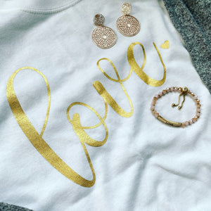 'love' Script Tee
